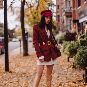 Beautiful Plaid Check Blazer from Zara